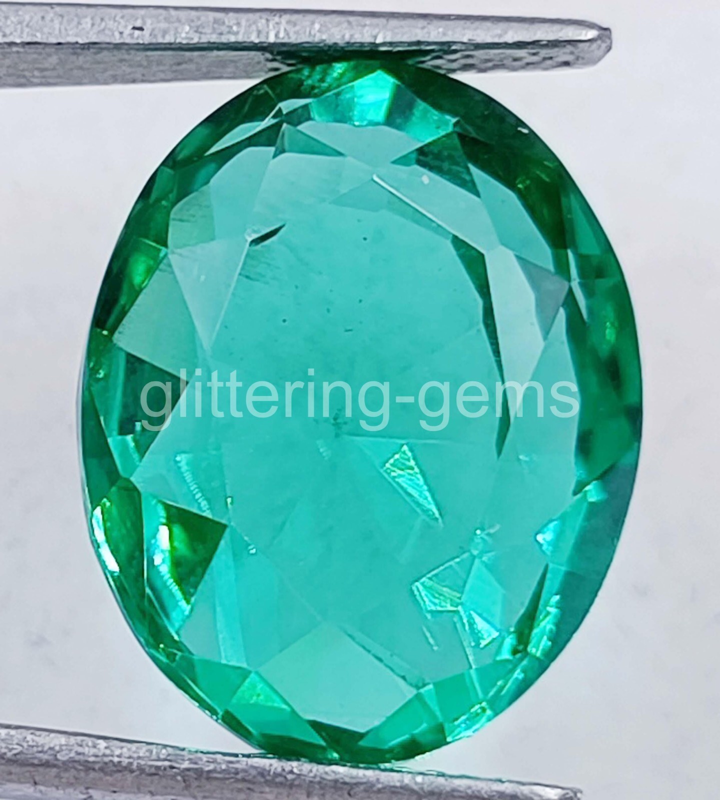 Zambian Green Emerald 9.10 Ct Natural Oval Cut Certified Loose Gemstone 5SDK
