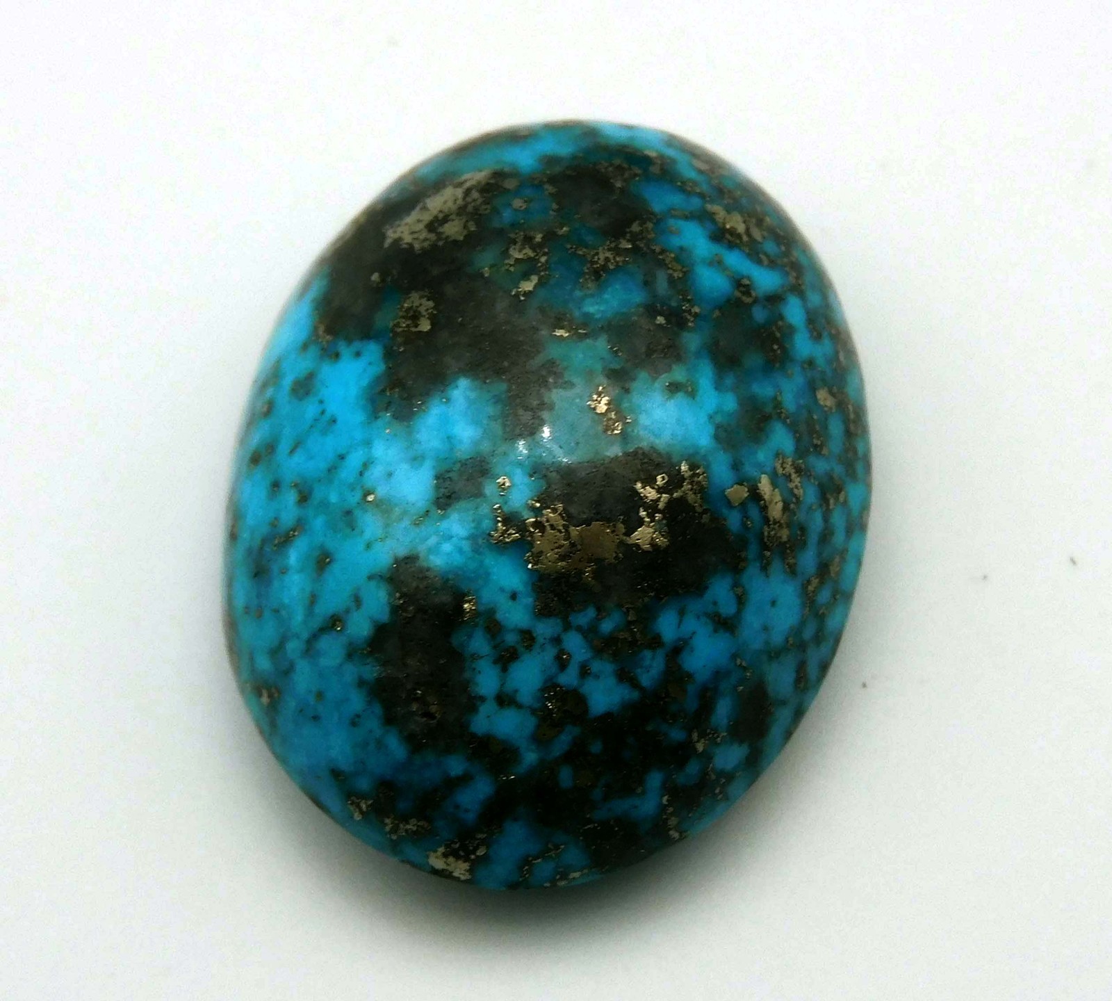 53.00 Ct Genuine Arizona Blue Turquoise Oval Cut Loose Gemstone