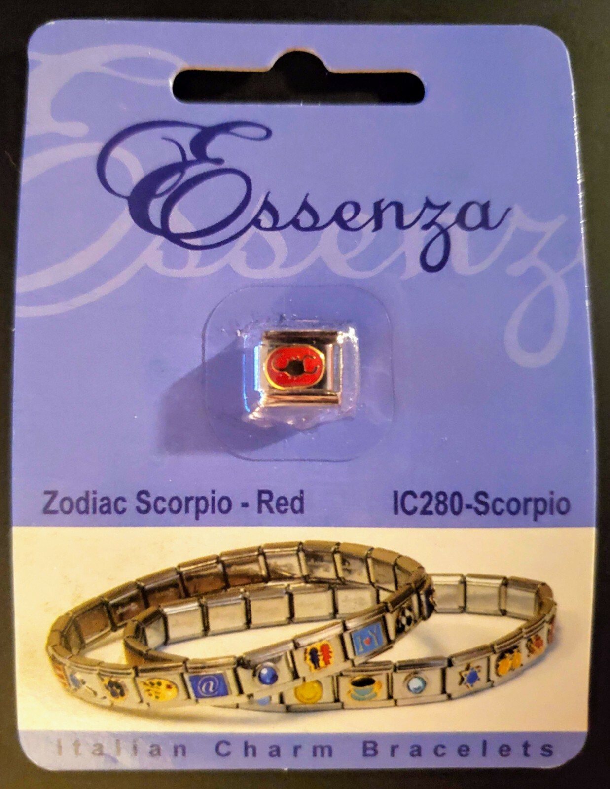 ESSENZA ITALIAN CHARM – RED ZODIAC LINKS