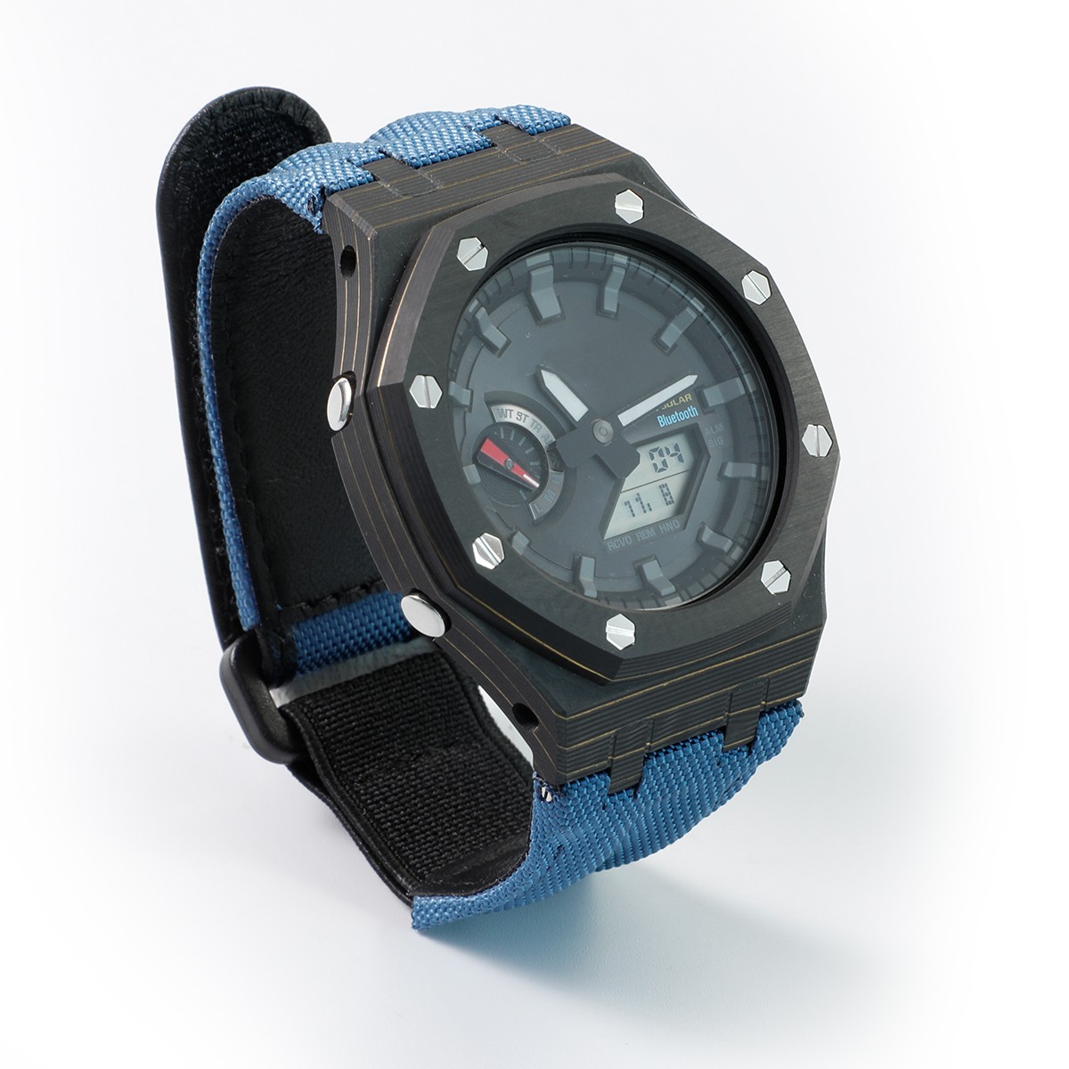 Carbon Fiber Case+Nylon Strap Modification kit For Casioak GA2100/GA2110 Diy Set