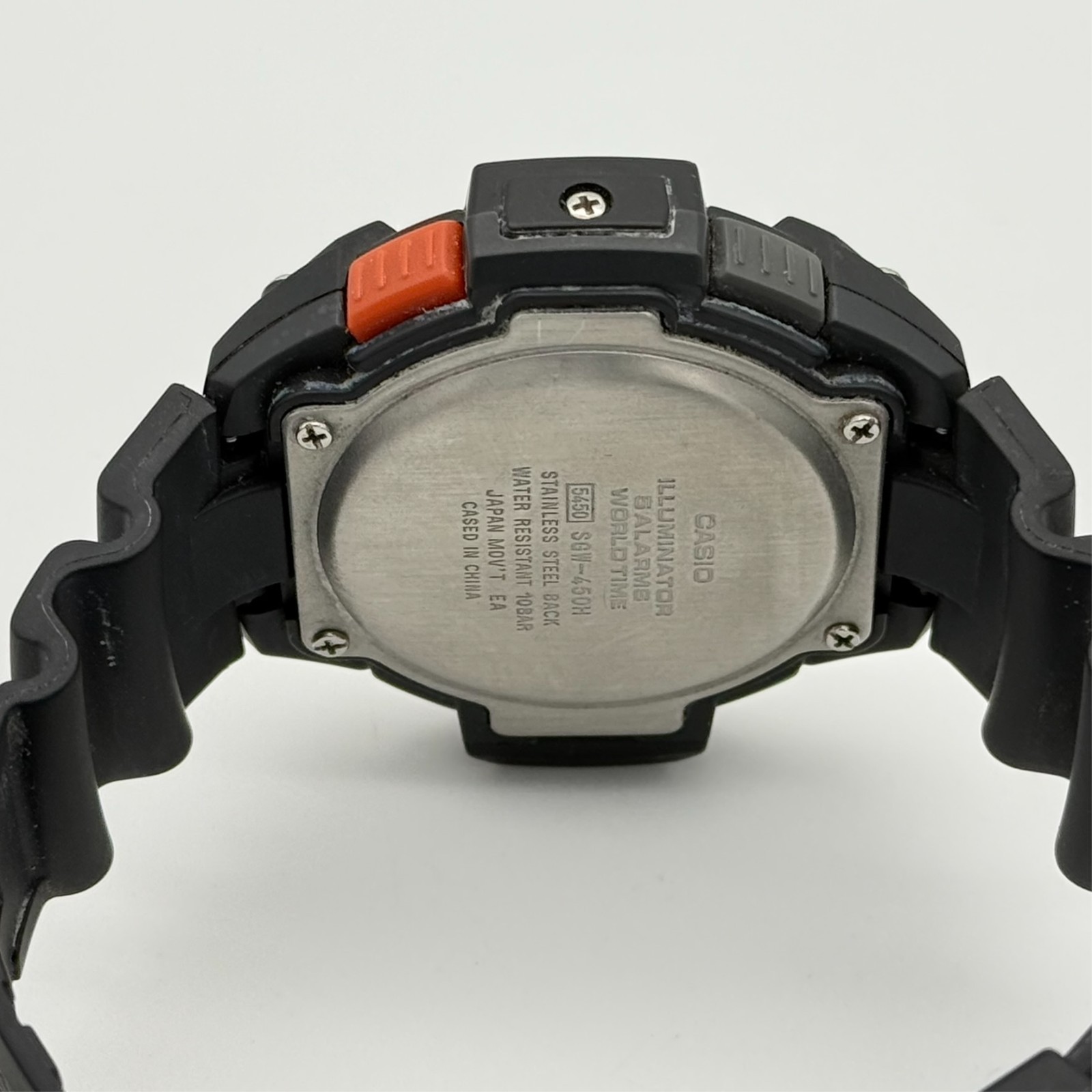 Men’s CASIO Twin Sensor Altimeter/Barometer Analog-Digital Watch, 5450, SGW-450H