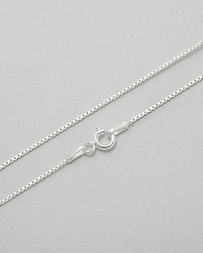 Solid Sterling Silver 12″ (30cm) Children’s Box Chain 0.8mm Italian 1.35g (635)