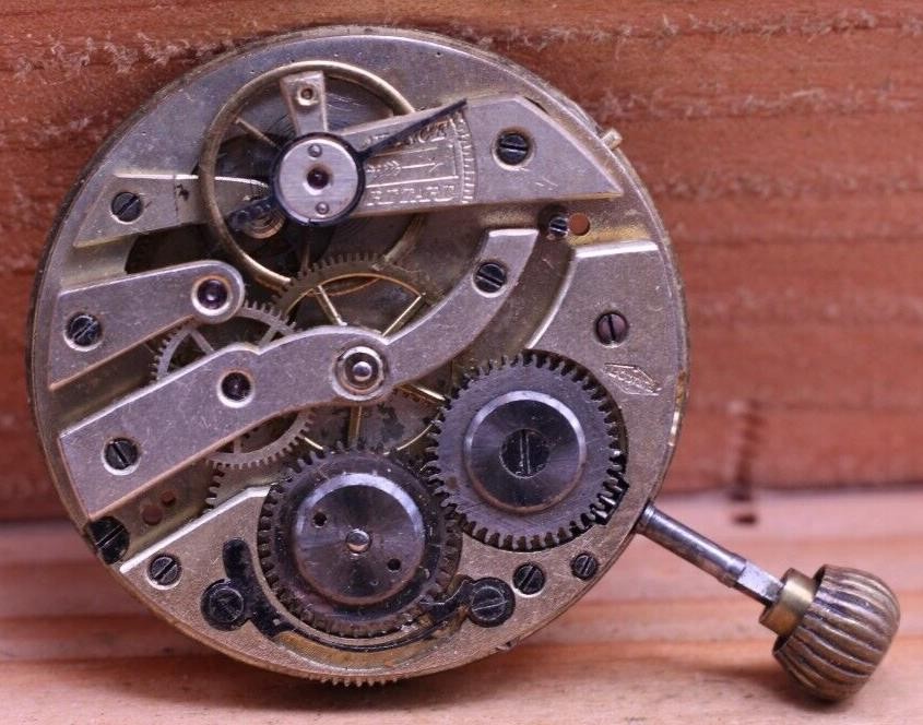BONNE SWISS ANTIQUE POCKET WATCH MOVEMENT 41.2mm FOR REPAIR (FX)
