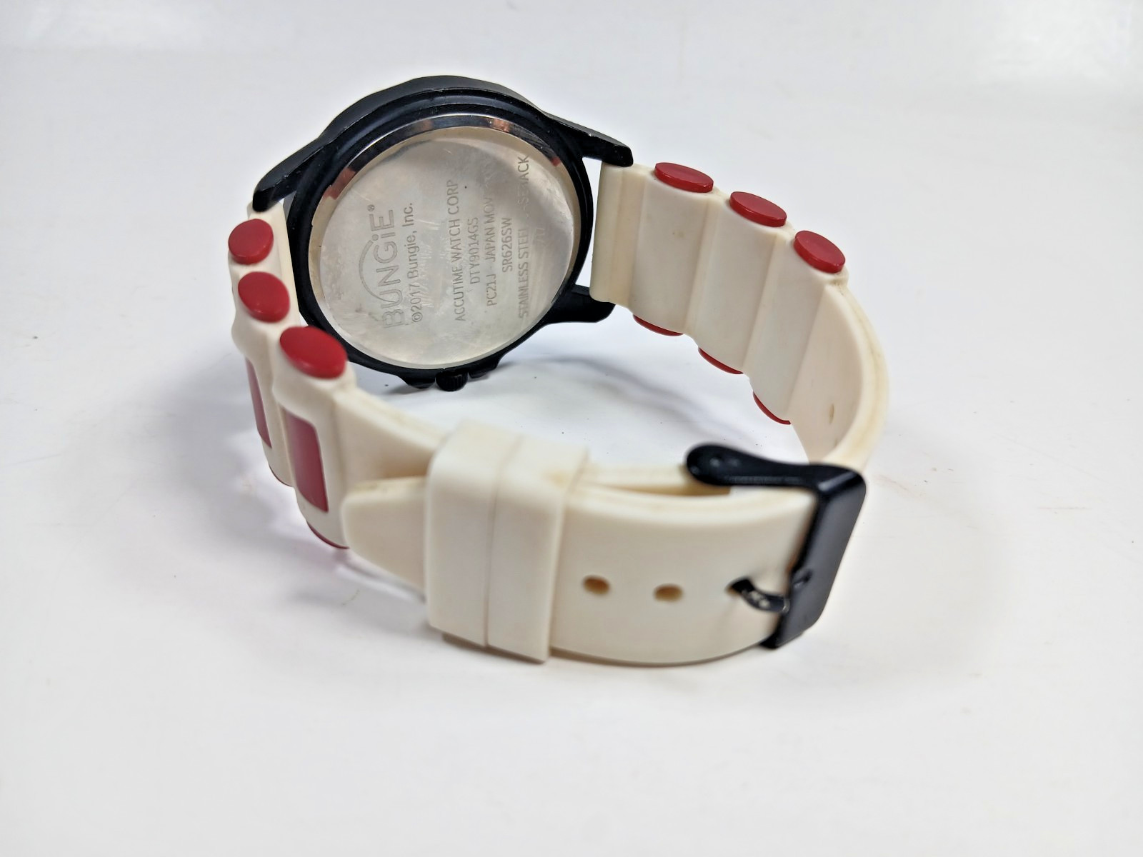 Bungie Watch 2017 Red White Japan Movement Accutime Watch Corp Needs Battery