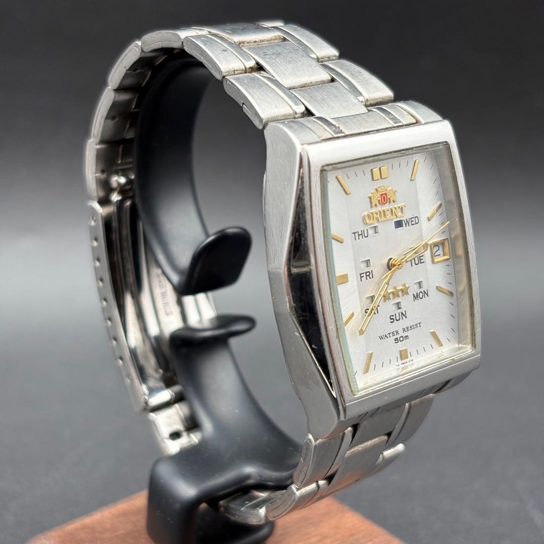Working ORIENT Automatic Wind Wristwatch Three Star PMAA C2