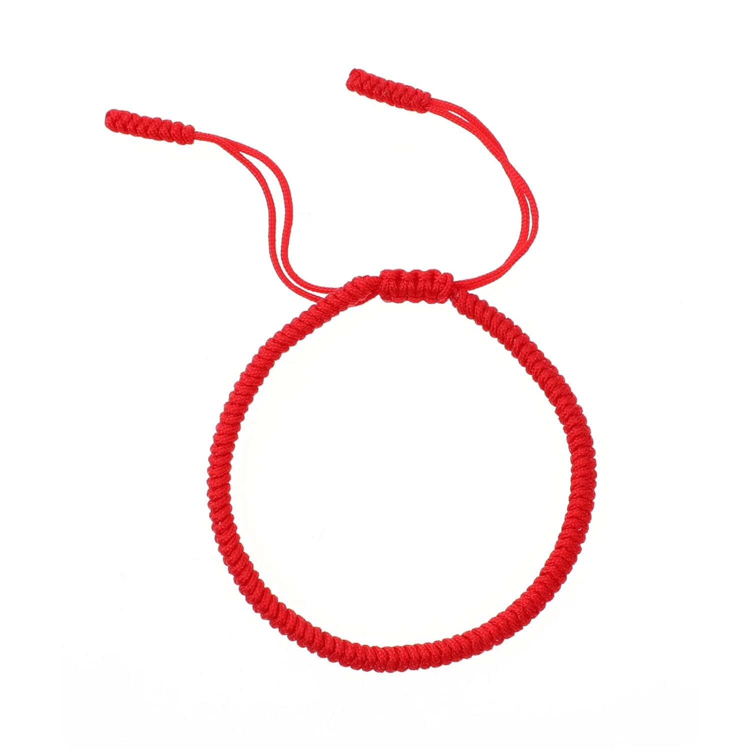 4pcs Tibetan Lucky Red String Woven Bracelet for Protection Men Women Good Luck