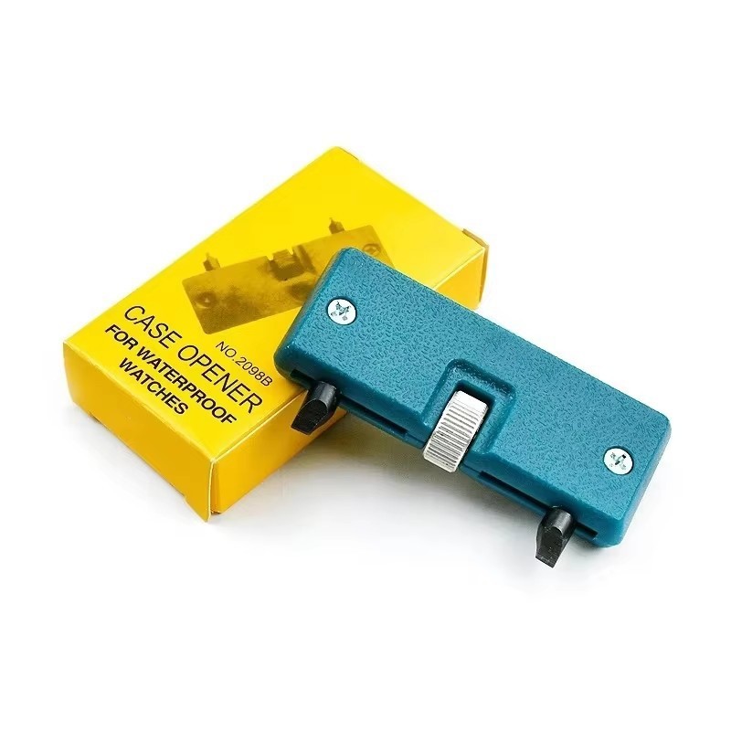 Adjustable Rectangle Watch Back Case Cover Opener Remover Wrench Repair Kit Tool