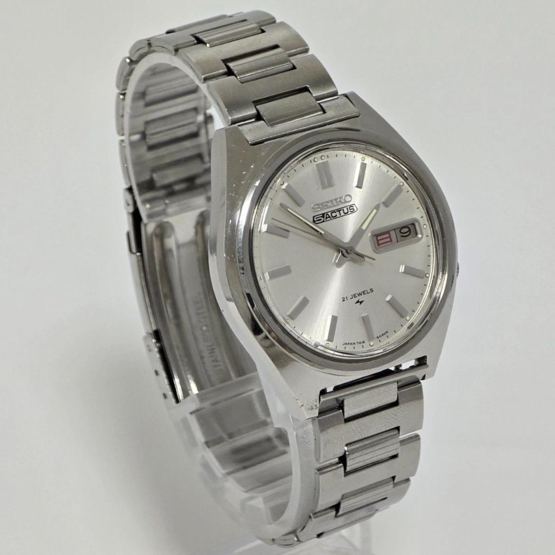 Working Seiko 5 ACTUS 7019-8010 1974 Tour Automatic 21 Stone