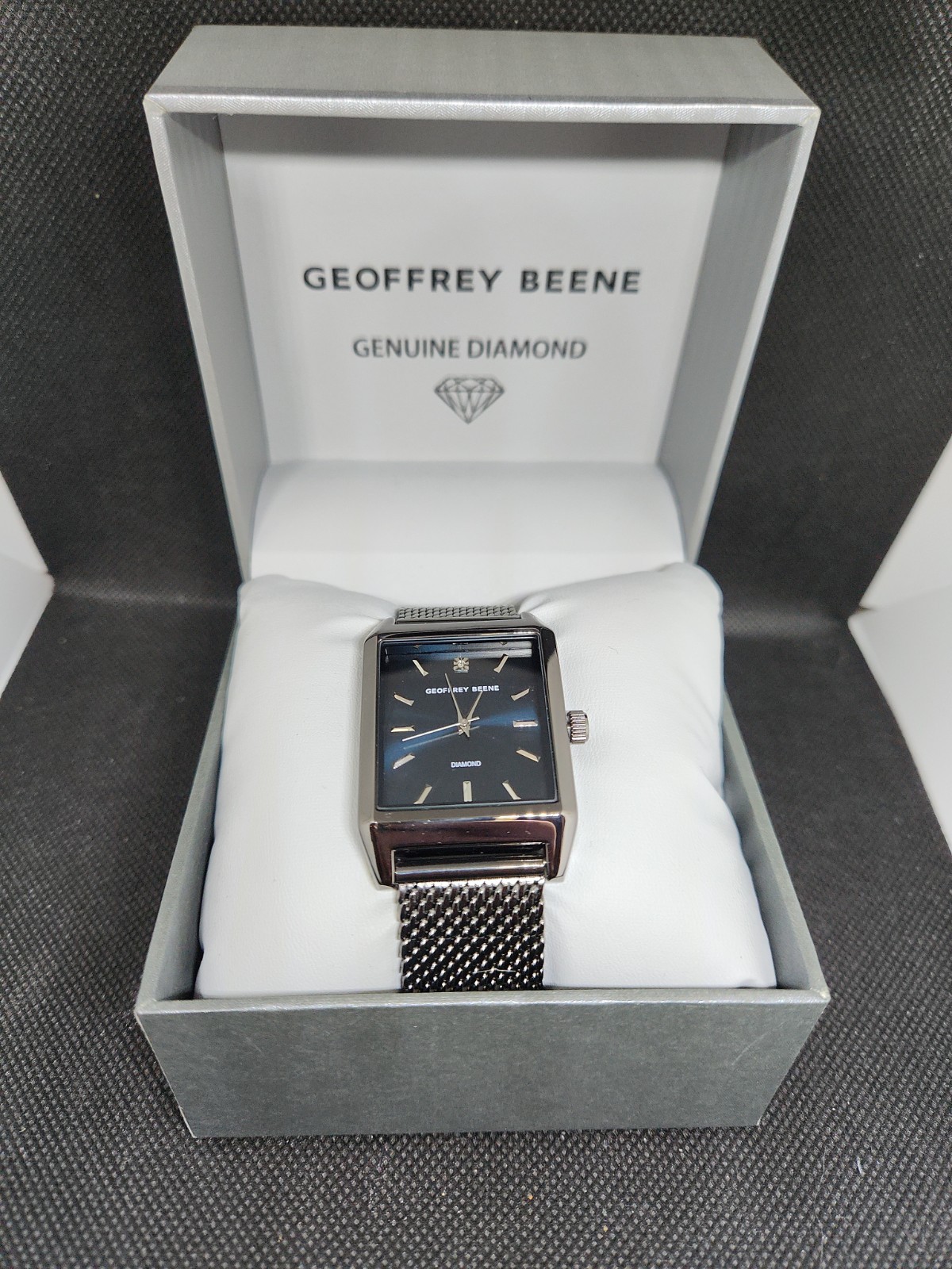 Geoffrey Beene Men’s Diamond Collection Watch.