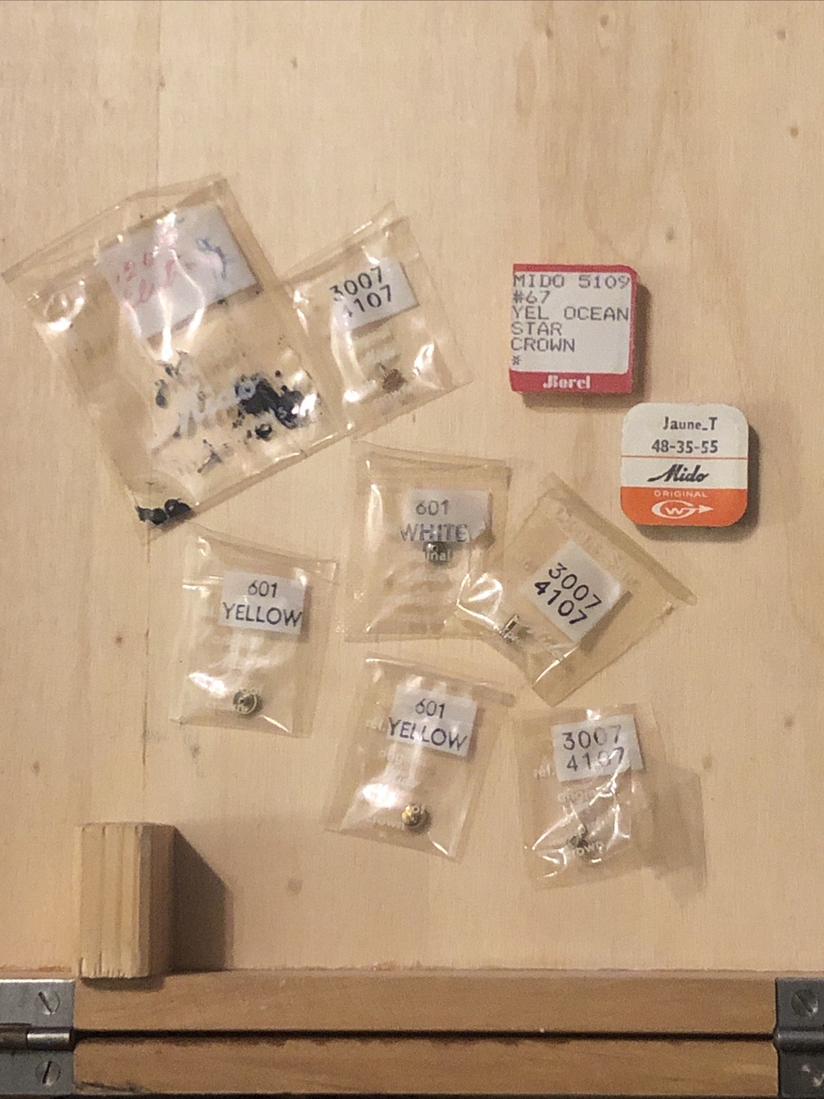 Mido Watchmaker Crystal & Back Press Tool Set w/ Dies, Movement Holders Etc