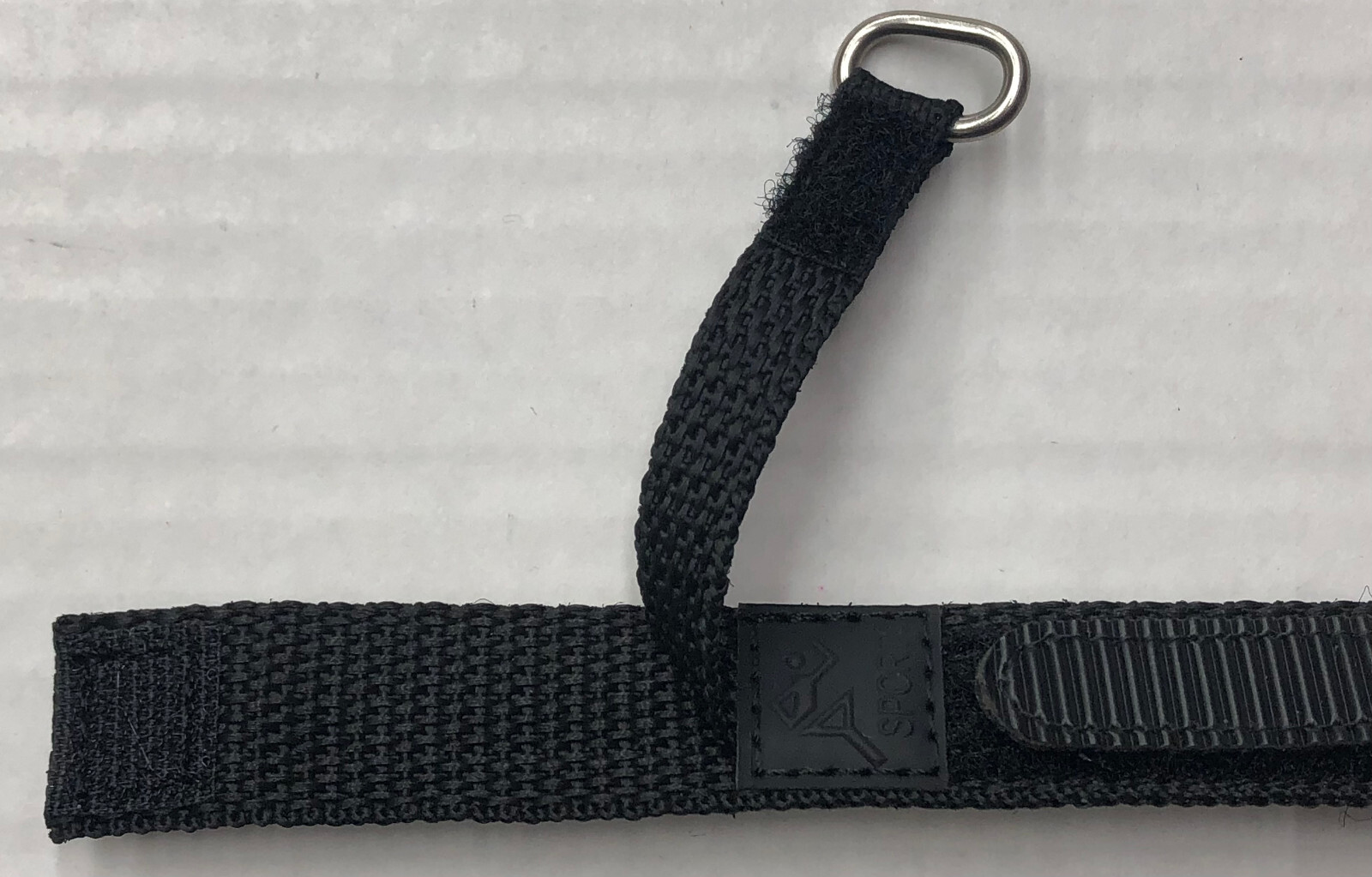 Nylon Black hook and loop fastener Sports wristband Replacement Strap Band 10mm