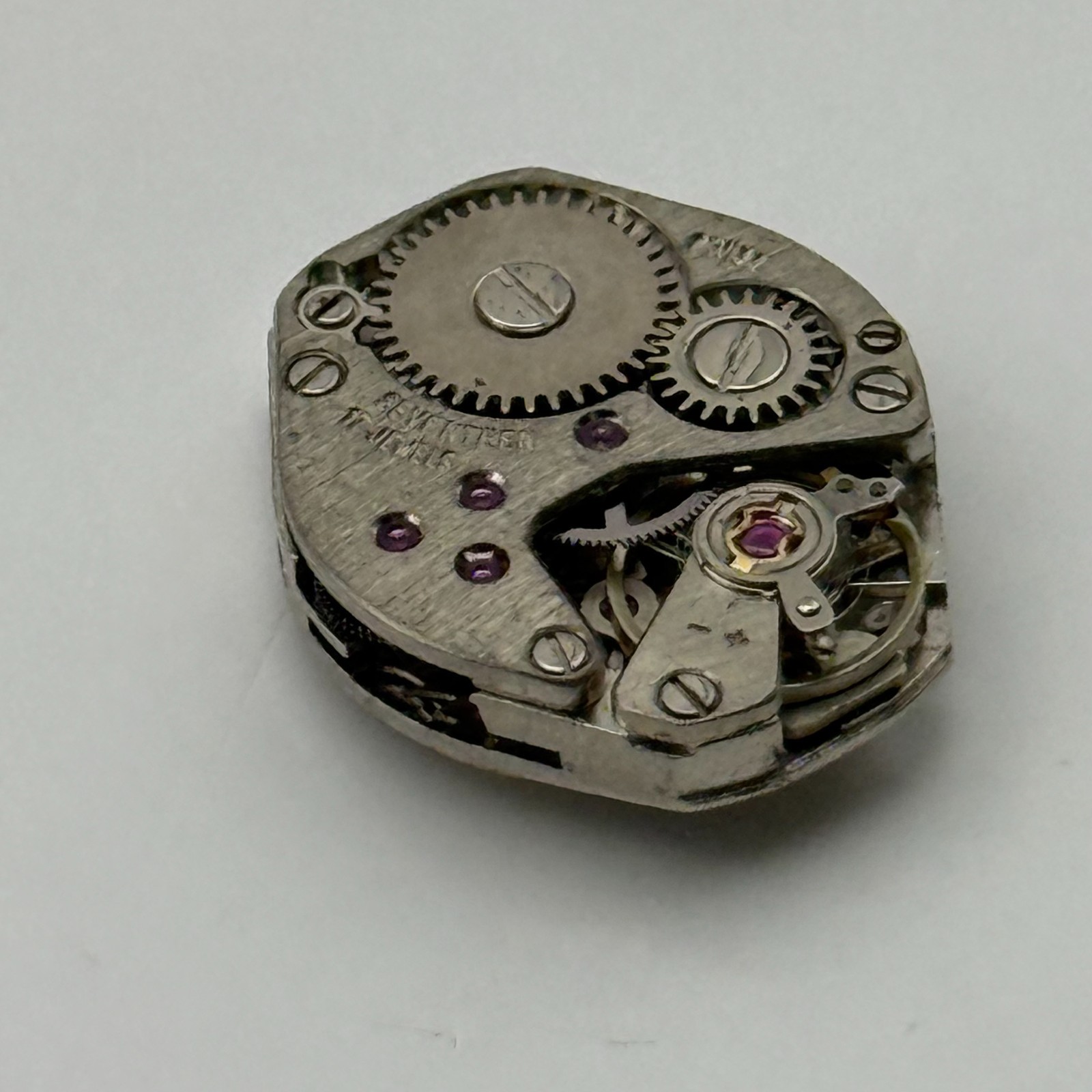FHF 69-21 Watch Movement Excalibur 17 Jewels Swiss Manual Wind Parts 15.3mm