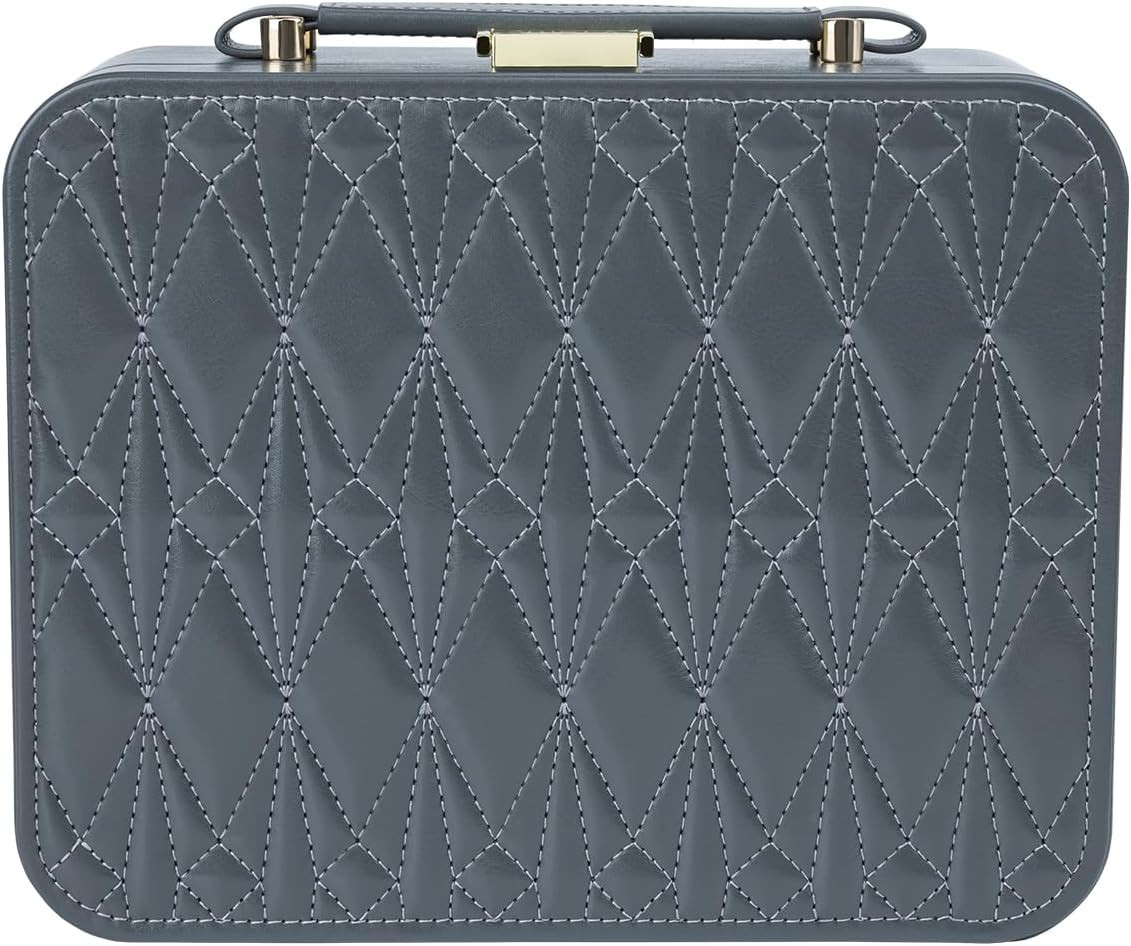 Travel Jewelry Case Large, Jewelry Box Large Jewelry Travel Organizer Jewelry Ca