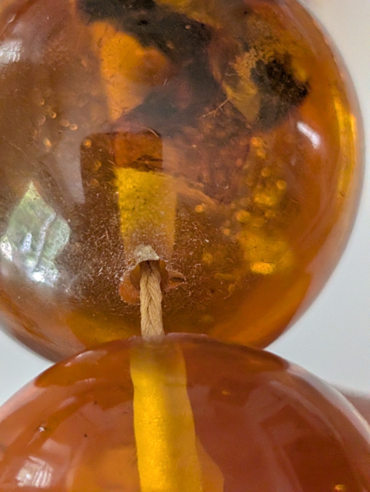 Vintage Baltic Amber Graduated Bead Necklace 132g 24″ UV Reactive Estate
