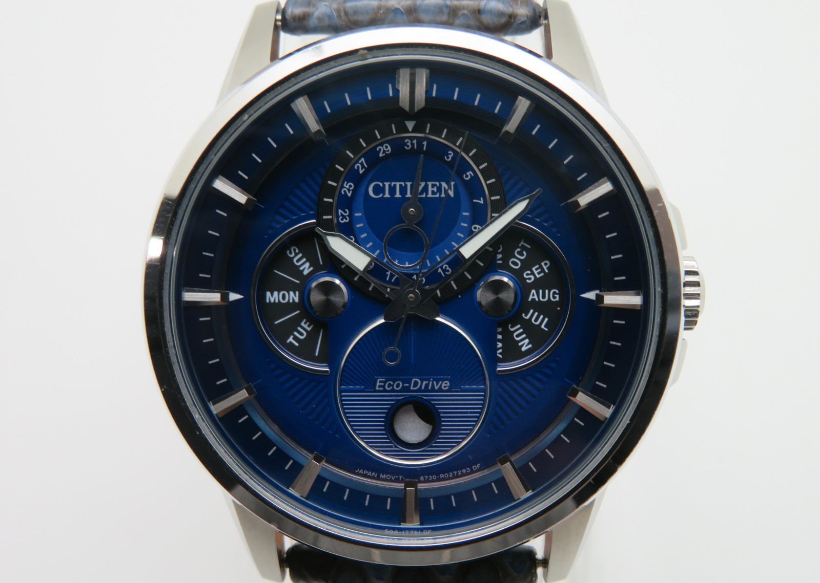 Citizen Calendrier BU0050-02L Men’s 44mm Stainless Steel Quartz Wristwatch