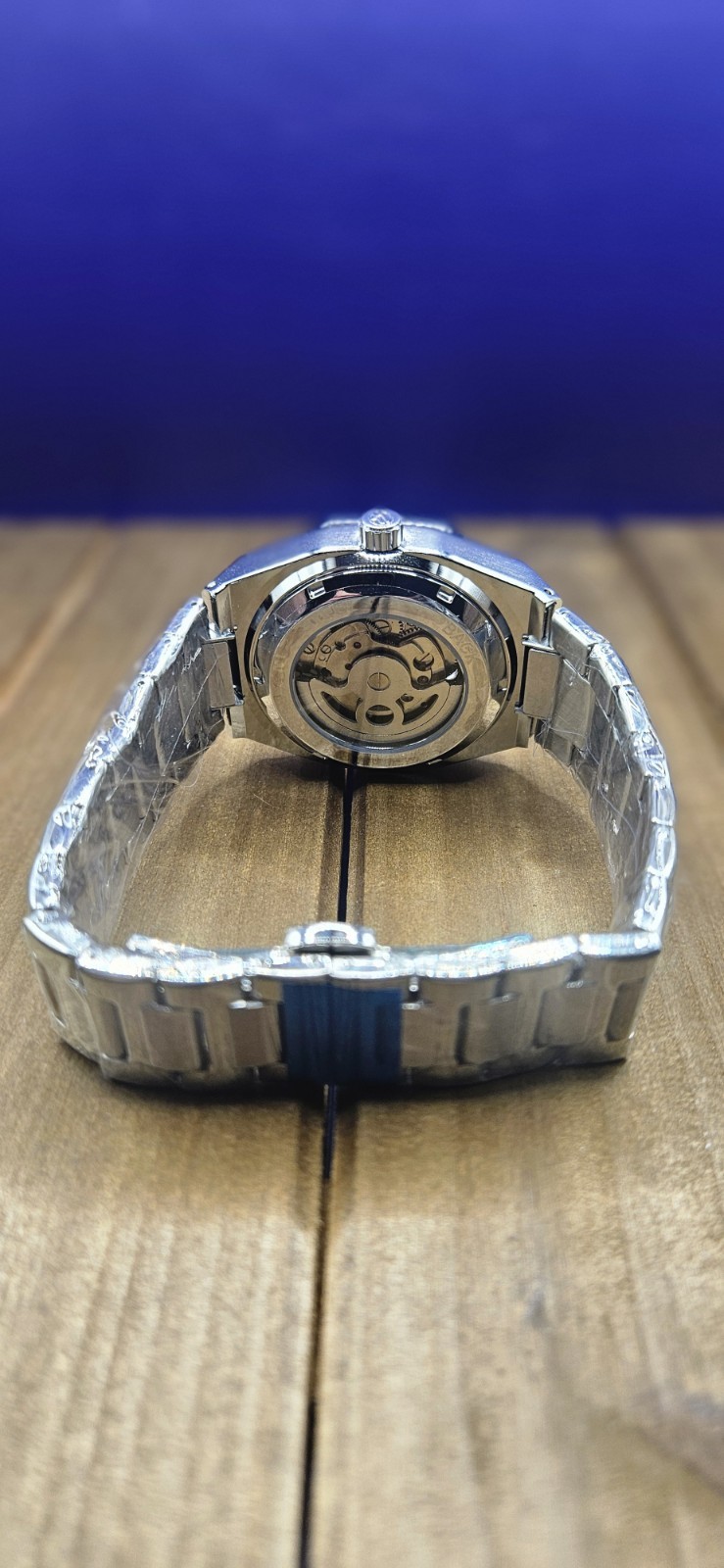Forsining TM343 Men’s Automatic Skeleton Watch Stainless Steel New w/ Box