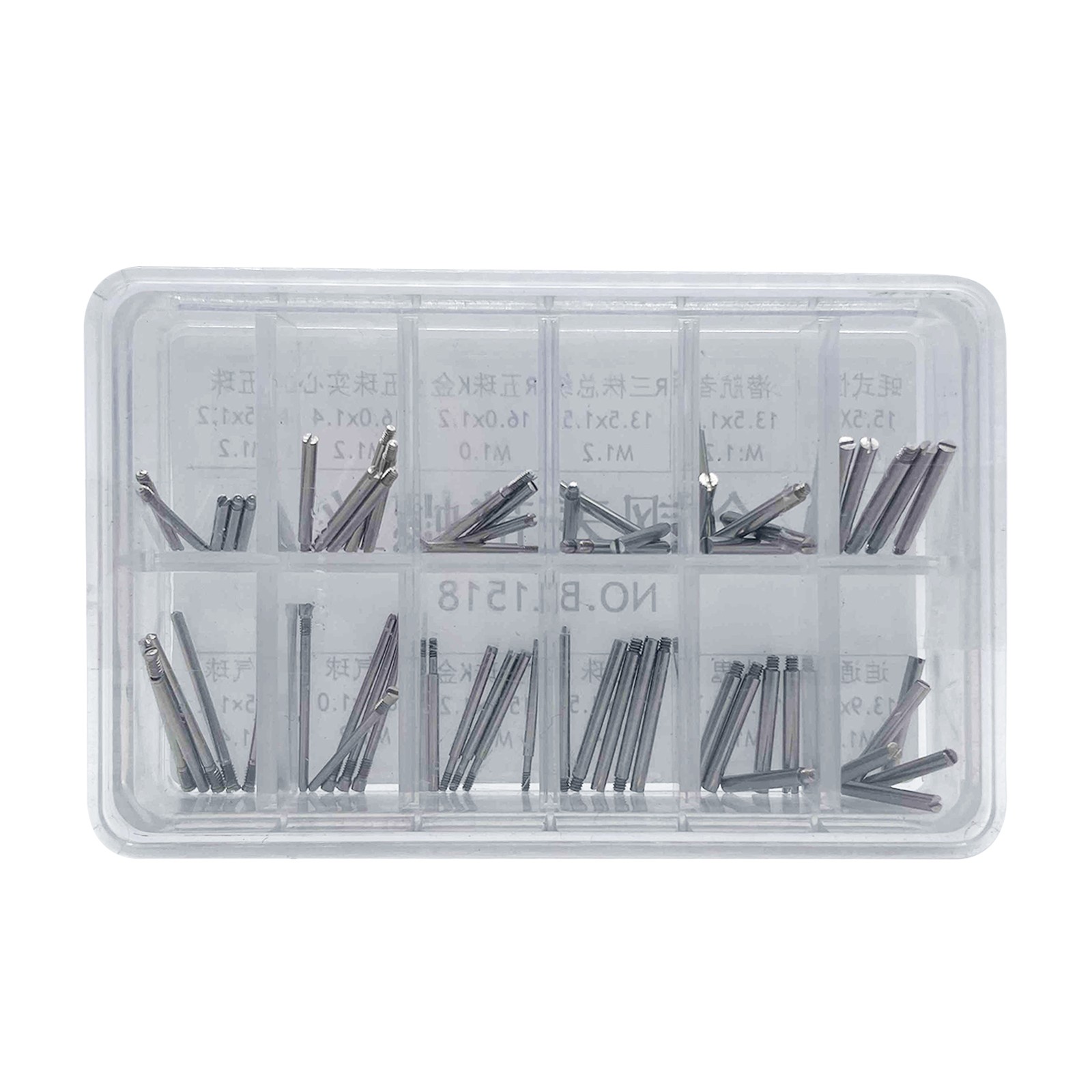 60pcs Watch Band Link Screw Pin with 1.0mm 1.2mm 1.4mm Thread Bracelet Parts