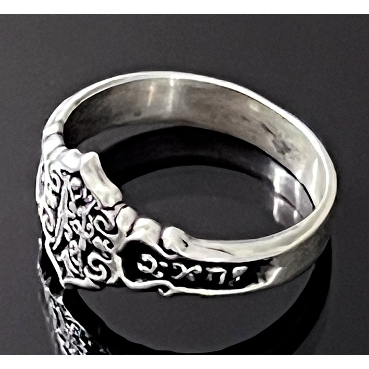 PEPI 925 STERLING SILVER OTTOMAN STILE RING SIZE 9.75 SKY