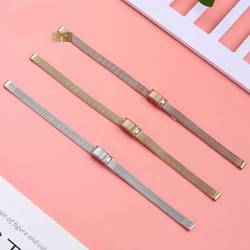 Milanese Stainless Steel Watch Band 6mm 8mm 10mm 12mm 14mm