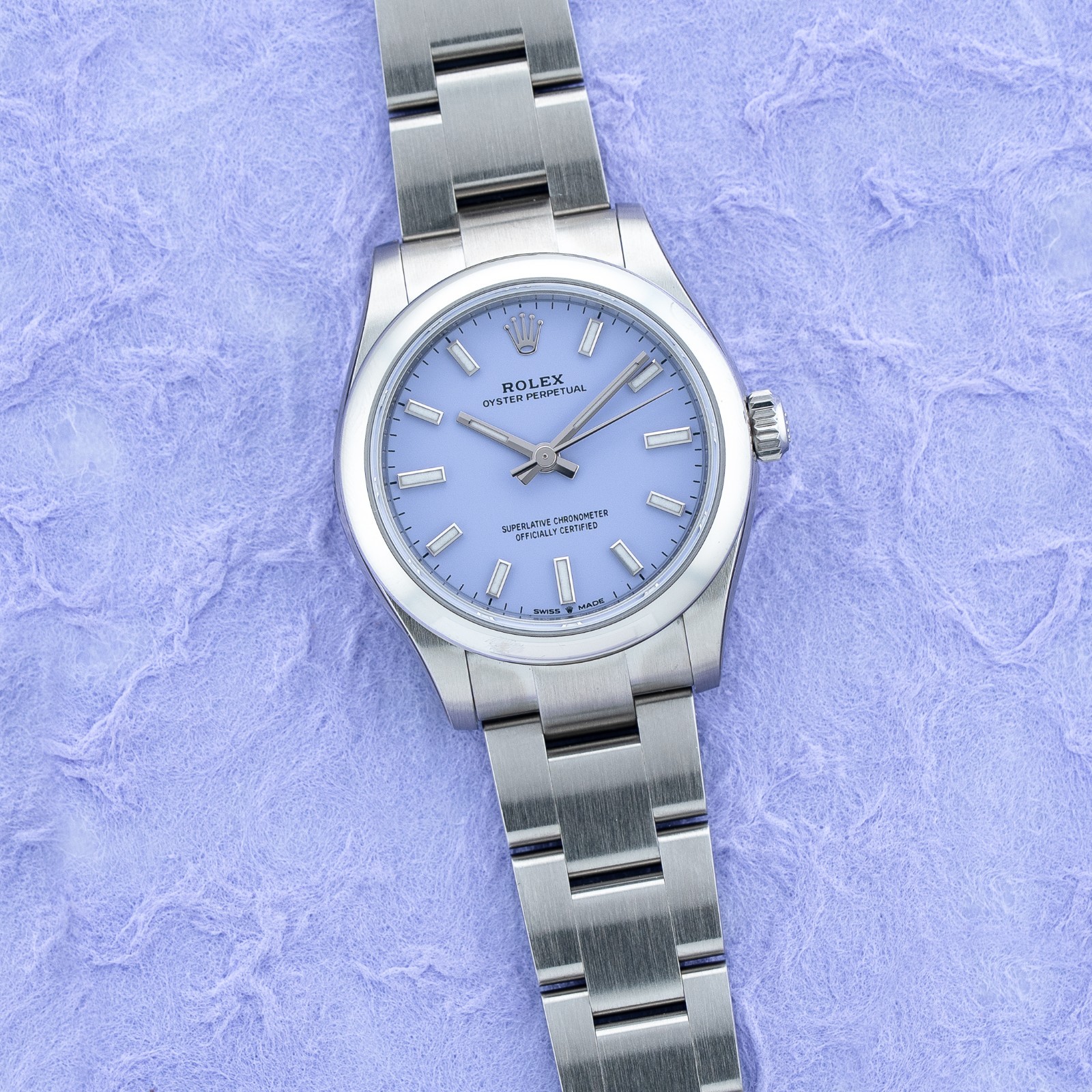 Rolex Oyster Perpetual OP31 31mm Purple lavender Dial 277200 -Brand New Nov-25