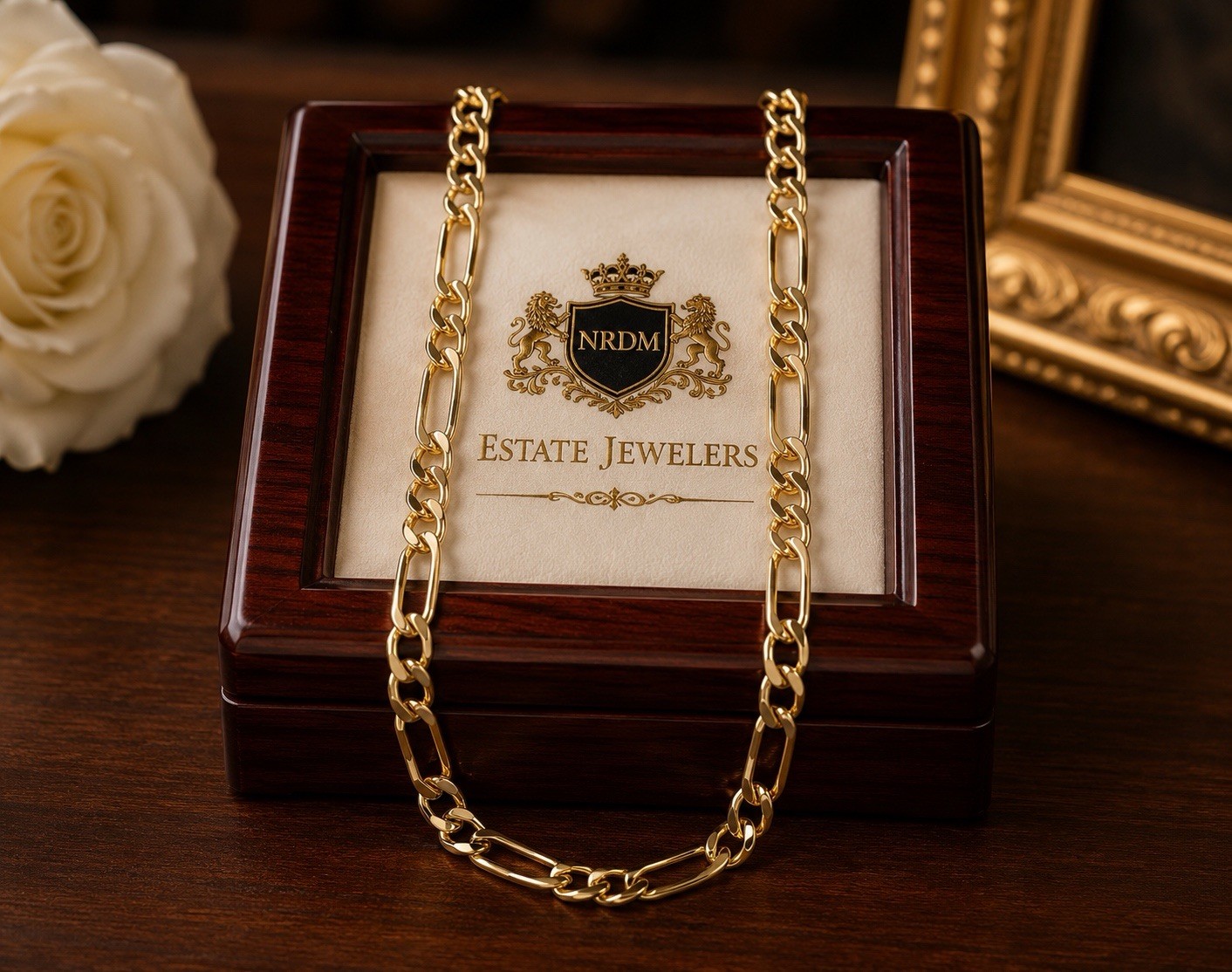 🛑 10k Yellow Gold 5M Figaro Cuban Curb Miami Link Italy Chain Necklace 22.5”