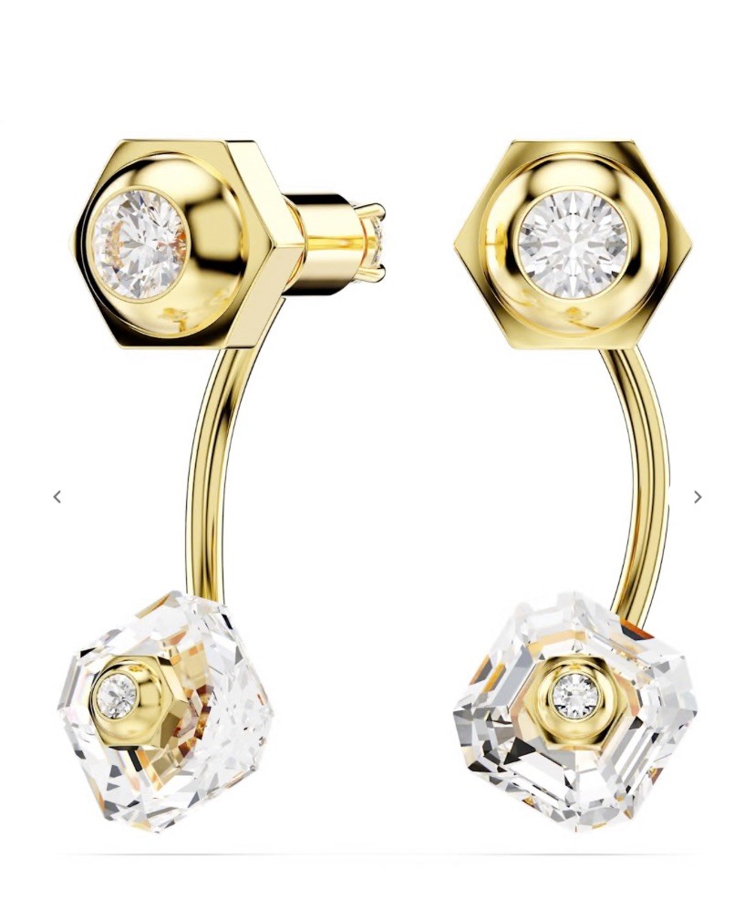 Swarovski Numina Jacket gold plated earring brand new + bag💕❤️