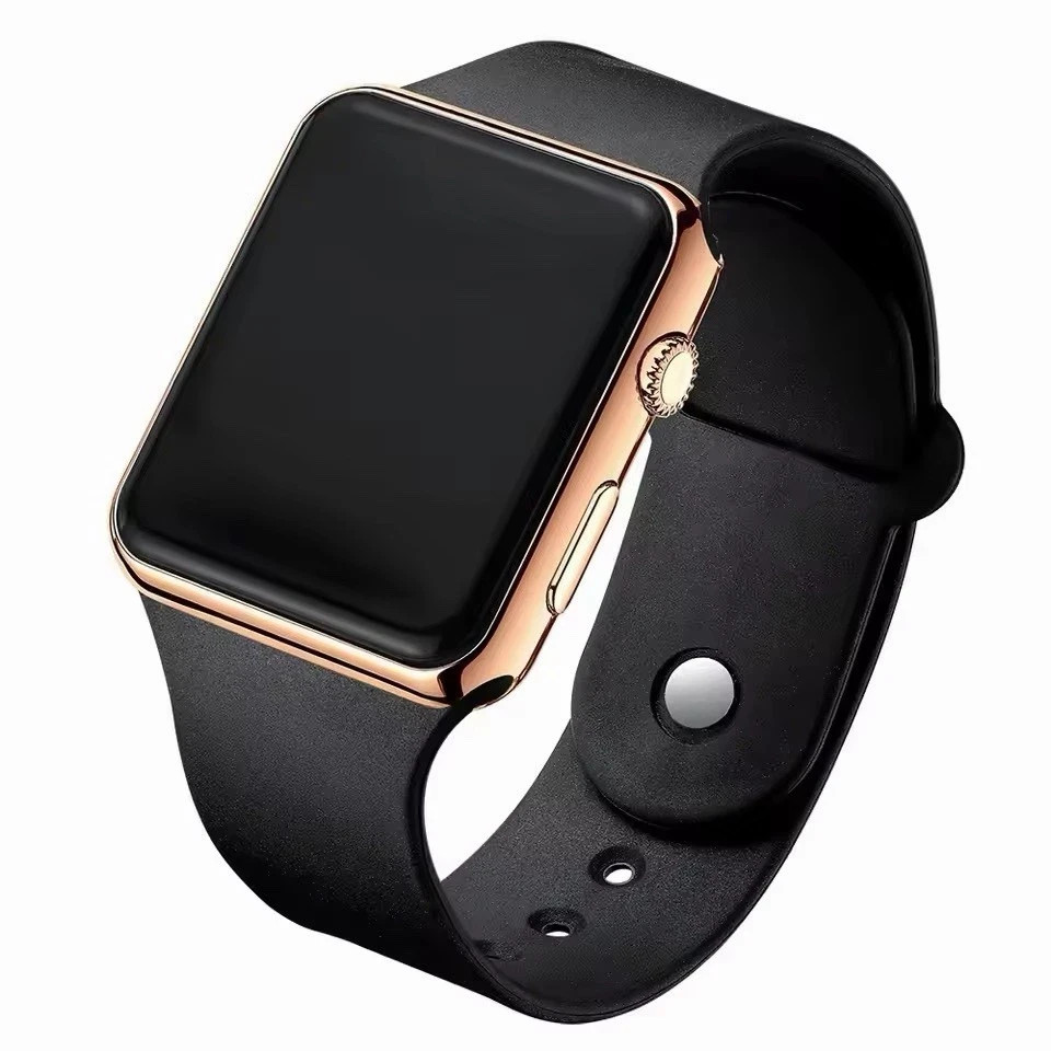 New Square LED Digital Watch Men Women Sports Electronic Wristwatch Student Unis