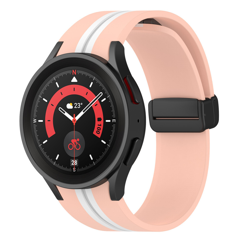 For Samsung Galaxy Watch5 40 44mm 5 Pro 45mm 4 Classic 42mm Silicone Strap Band