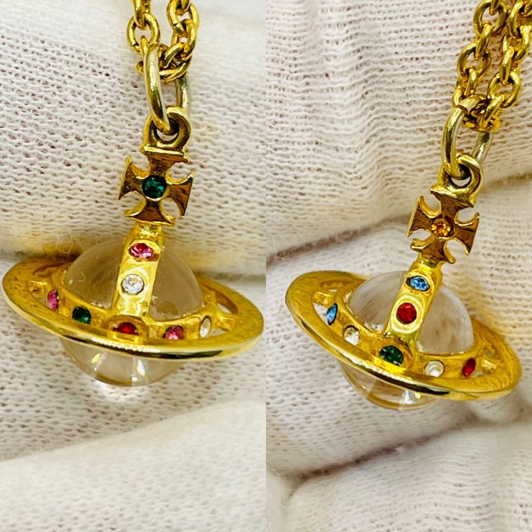 Vivienne Westwood Women Necklace 90′ Red Box Early Petit Orb Limited Edition VHT