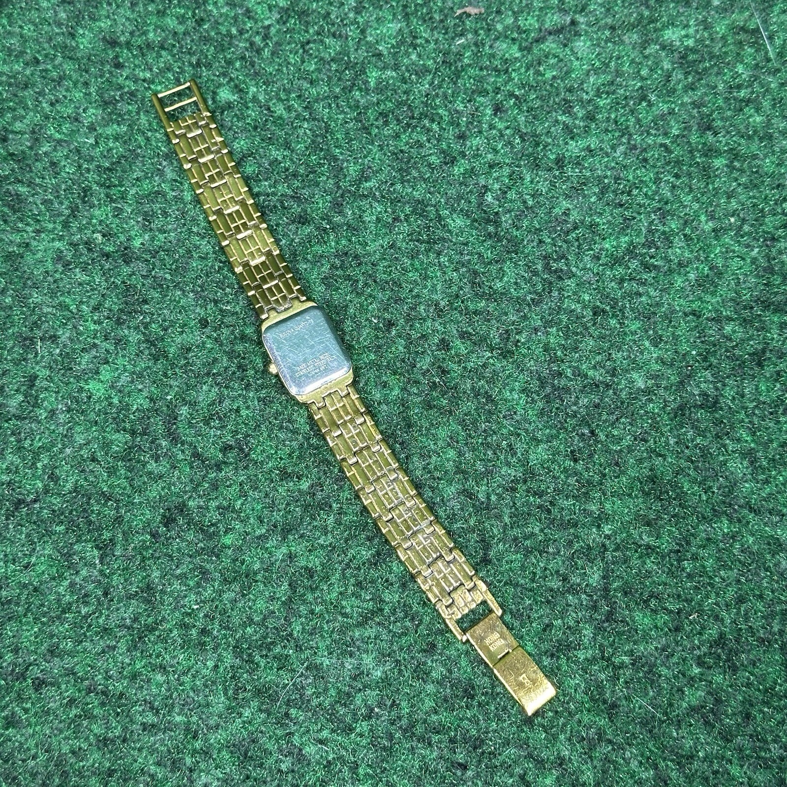 Vintage BULOVA Tank T8 Quartz NOT RUNNING