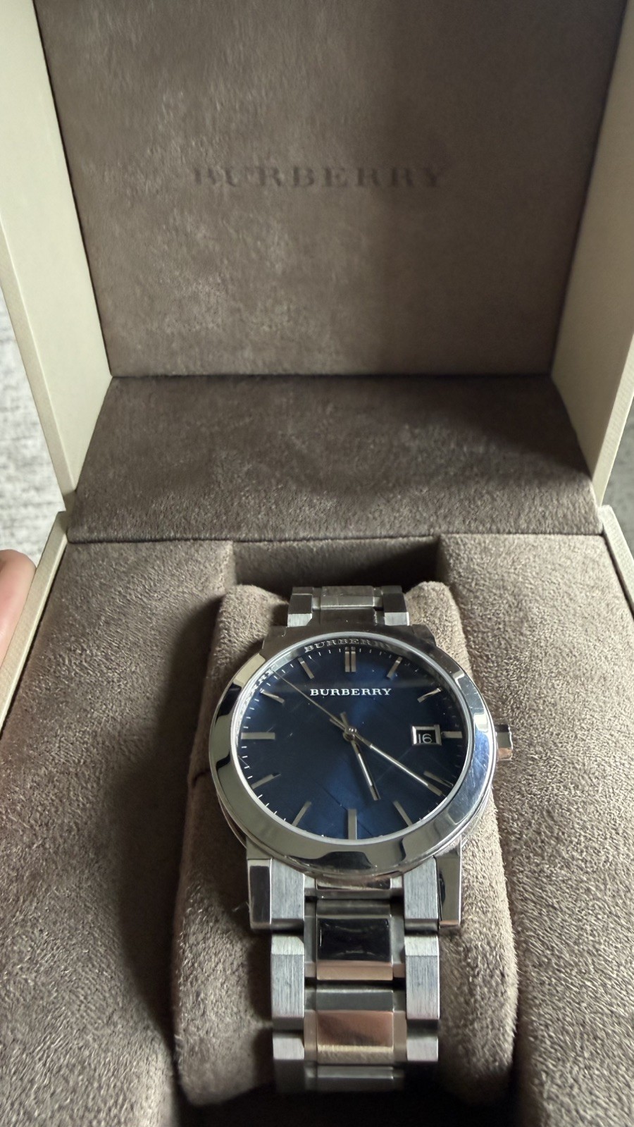 Burberry Men’s Watch The City – 40MM Steel Blue (BU9031) Watch