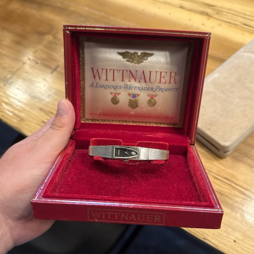 Wittnauer Velvet Red Watch Presentation Box, Single, and cocktail watch
