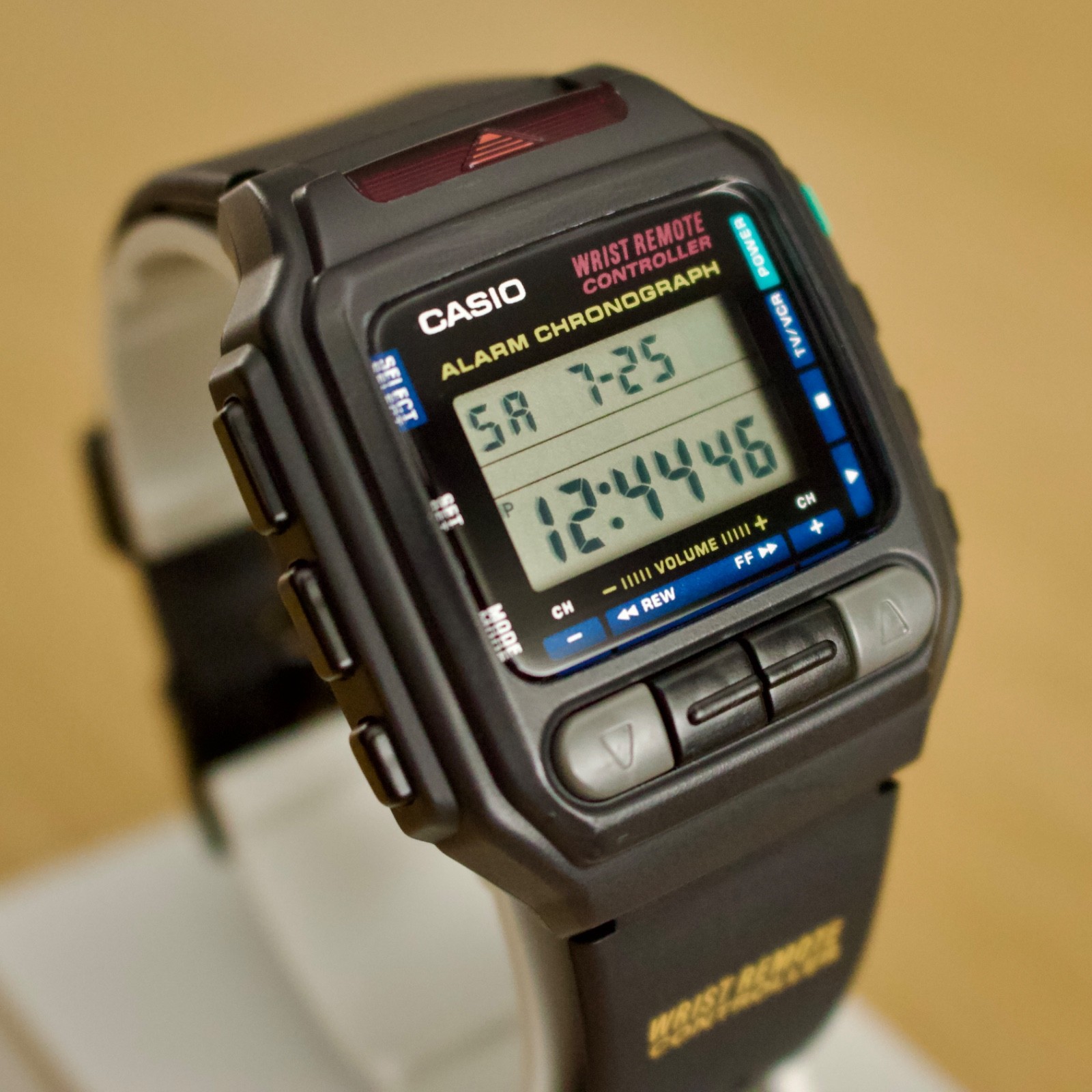 NOS Casio CMD-30B 1994 TV Remote Control Digital Wrist Watch 1173 Korea
