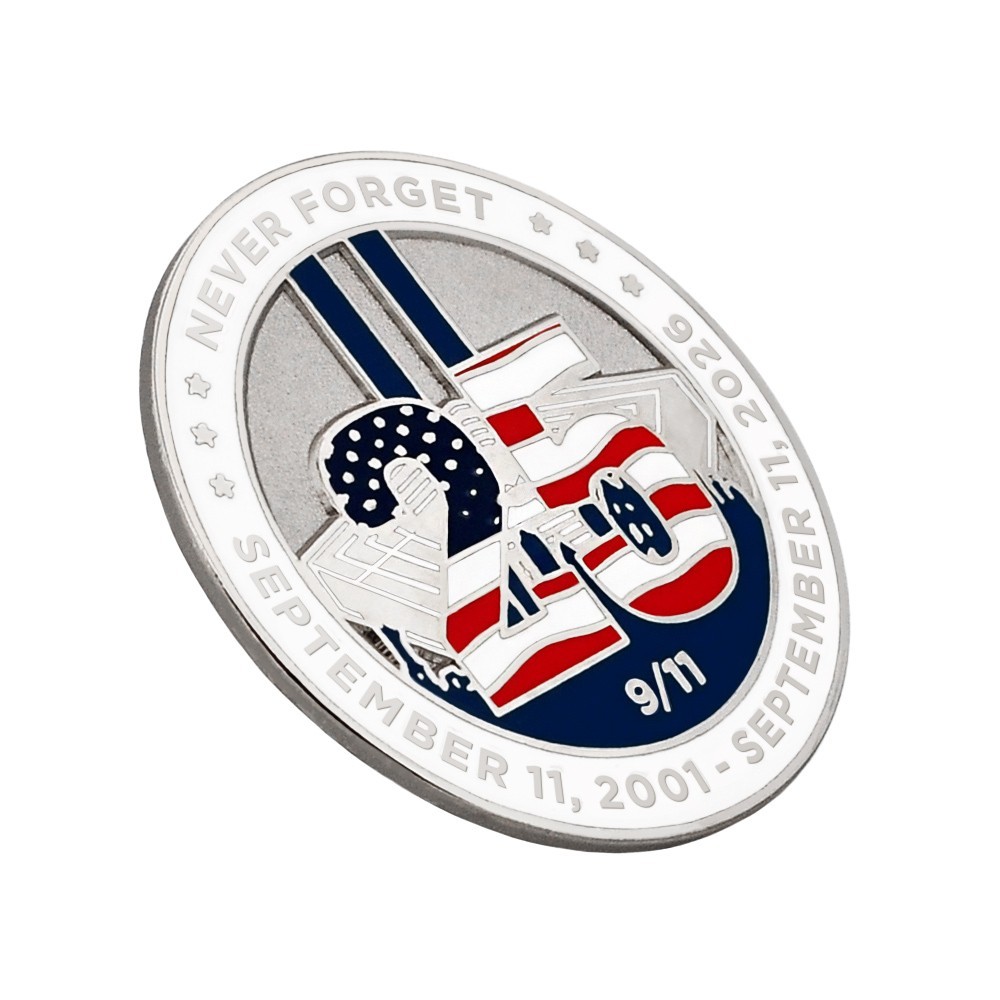 PinMart’s September 11th 25th Anniversary Enamel Pin