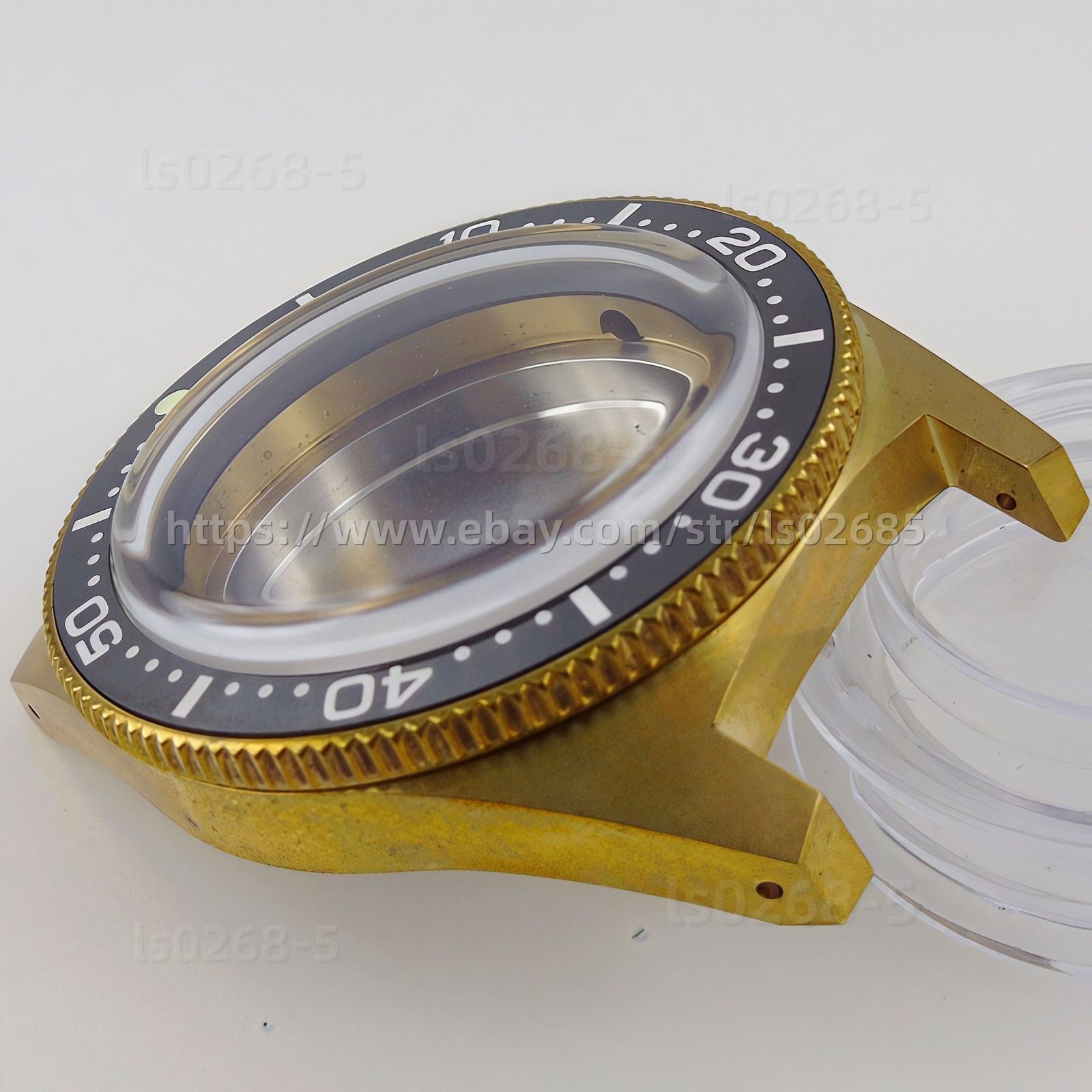 41mm Diver Watch Case Fit NH35 NH36 30ATM Waterproof Sapphire Glass