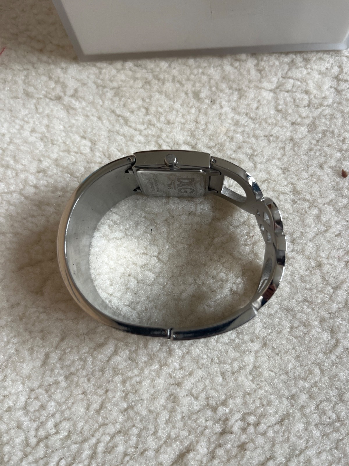 Ladies Dolce & Gabbana bangle bracelet watch diamond detail