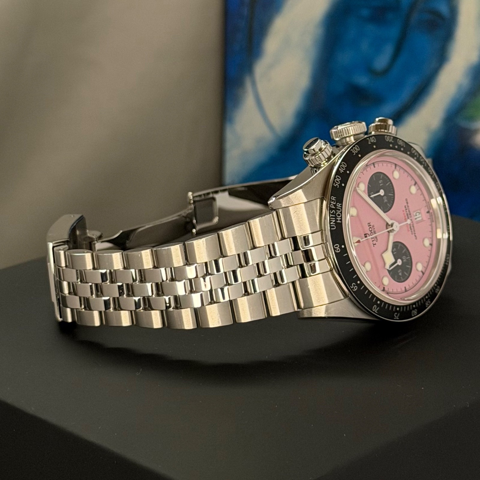 Tudor Black Bay Pink Dial Inter Miami Chrono 2025 Full Set Warranty
