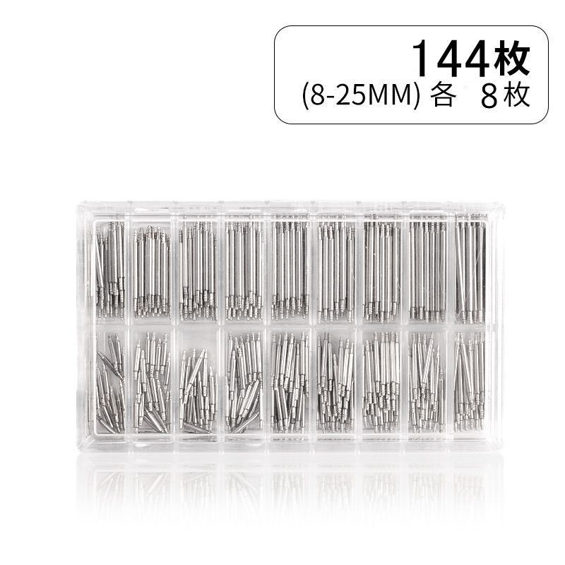 360Pcs Stainless Steel Watch Spring Bars Boxed Watch Strap Link Replacement Pins