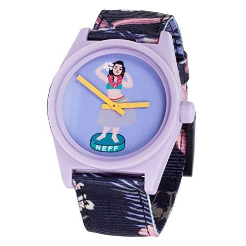 Neff Mens Unisex Daily Hawaiian Hula Girl Tropical Strap Watch New Model NF0208