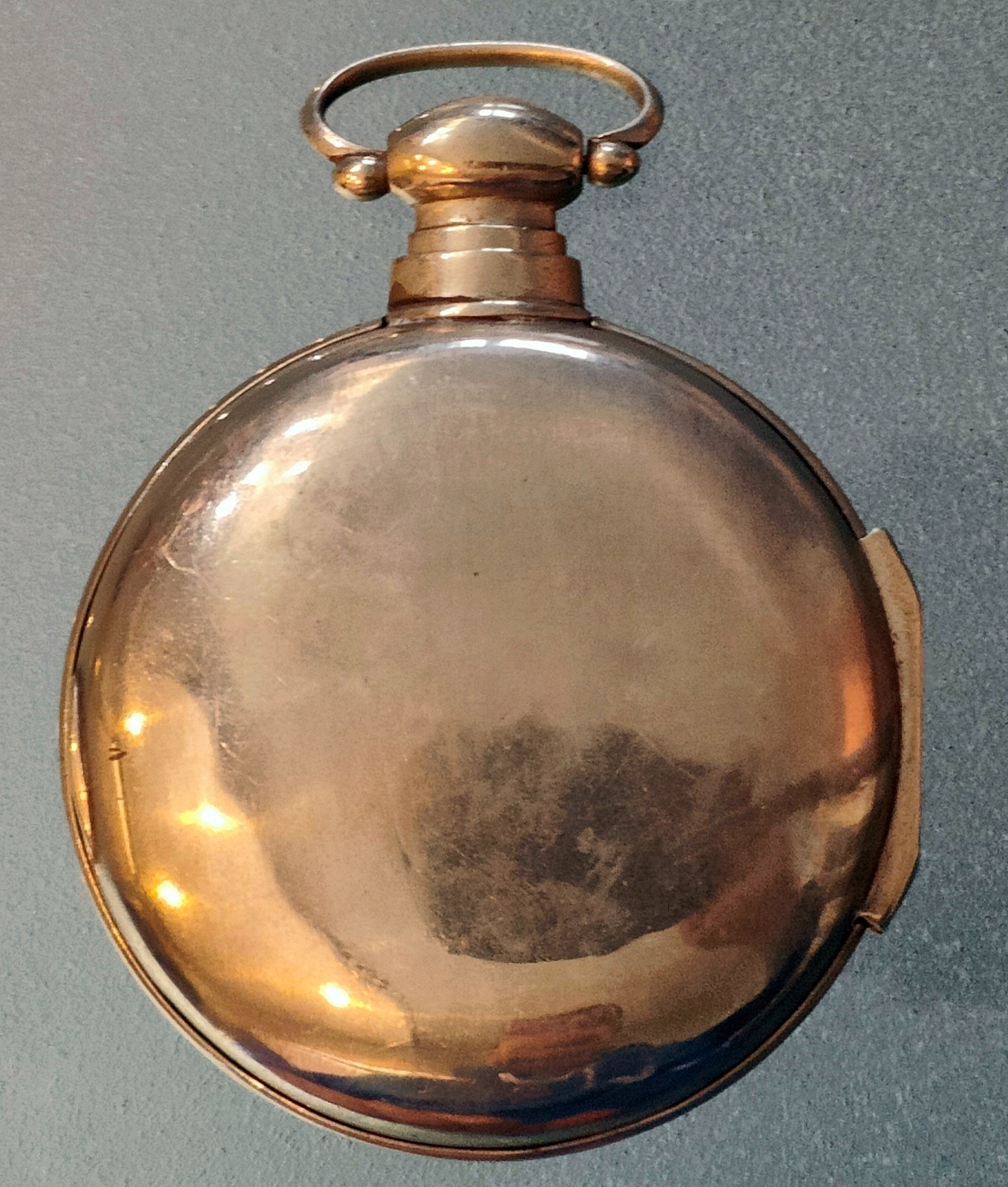 JACOB HOCH POCKET WATCH DIAMETER 6.5 IN CASE EARLY NINETEENTH CENTURY