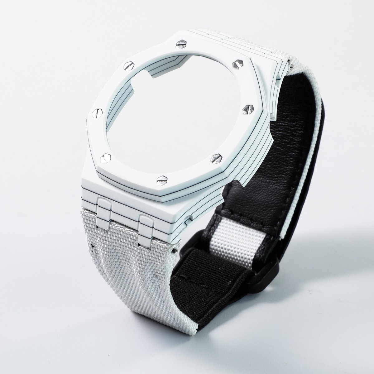 Carbon Fiber Case+Nylon Strap Modification kit For Casioak GA2100/GA2110 Diy Set