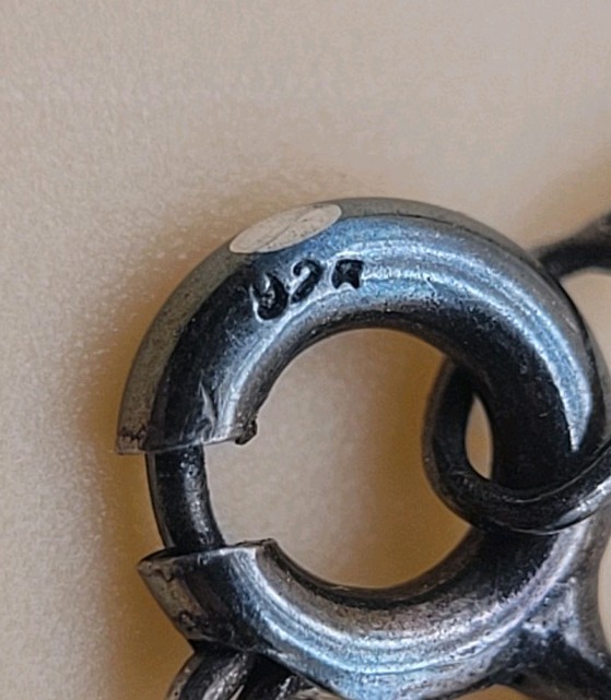 Sterling 925 Brutalist John-John Forged Nails Cross Necklace AGI 925 18″ Chain
