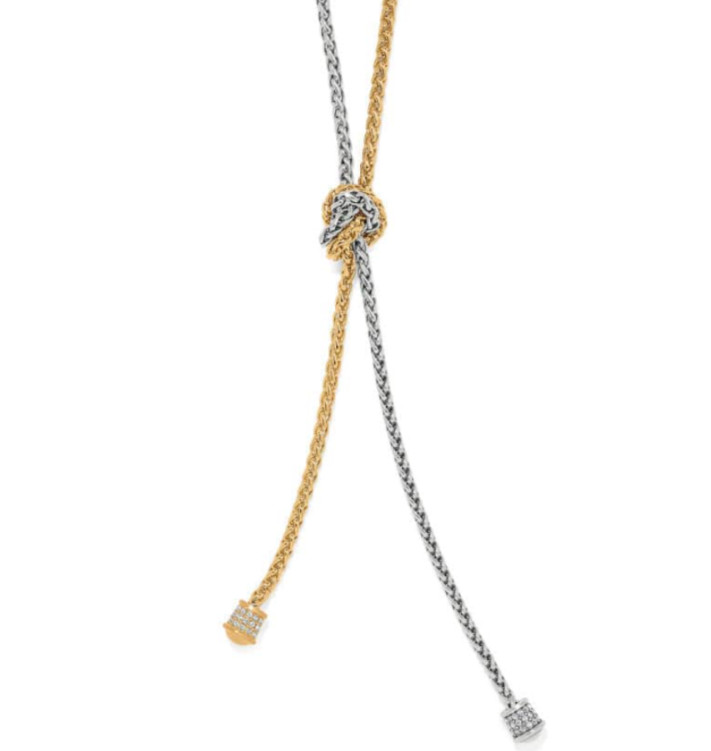 Brighton Ventus Two Tone Y Necklace Pendant Necklace NWOT $178