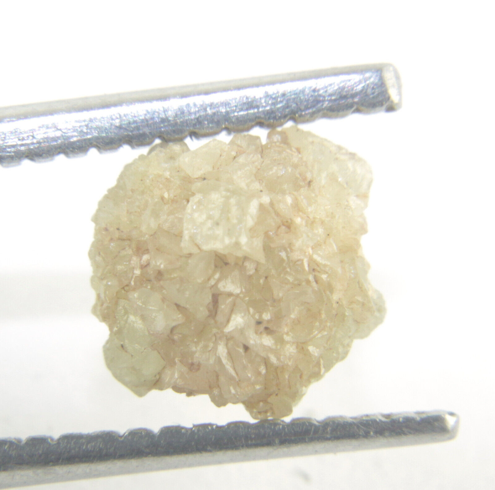 1.68 CTS NATURAL REAL RAW UNCUT GREY ROUGH DIAMOND 8.09×7.69×4.45 MM