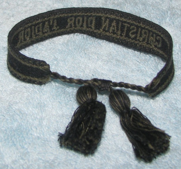 Christian Dior J’Adior Woven Adjustable Friendship Bracelet Olive Green & Black