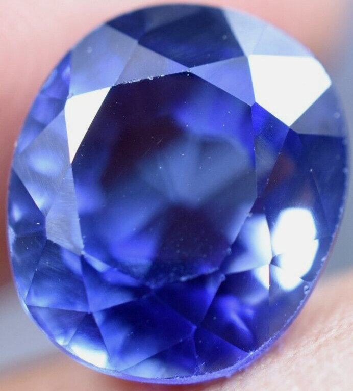 Extremely Rare & Flawless 7.25 CT Natural Benitoite GGL Certified Loose Gemstone