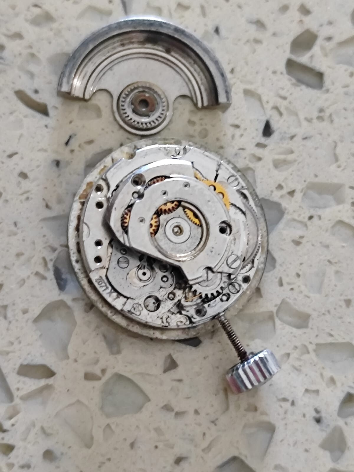 ETA 2671 Incomplete Movement Automatic with dial Used