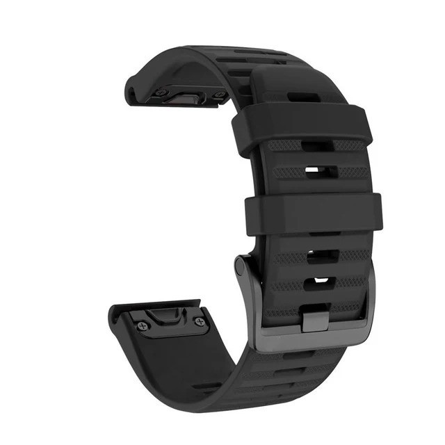 For Garmin Fenix 3 5X 6 Pro 6X 7 7X Sapphire Quickfit Silicone Watch Band Strap