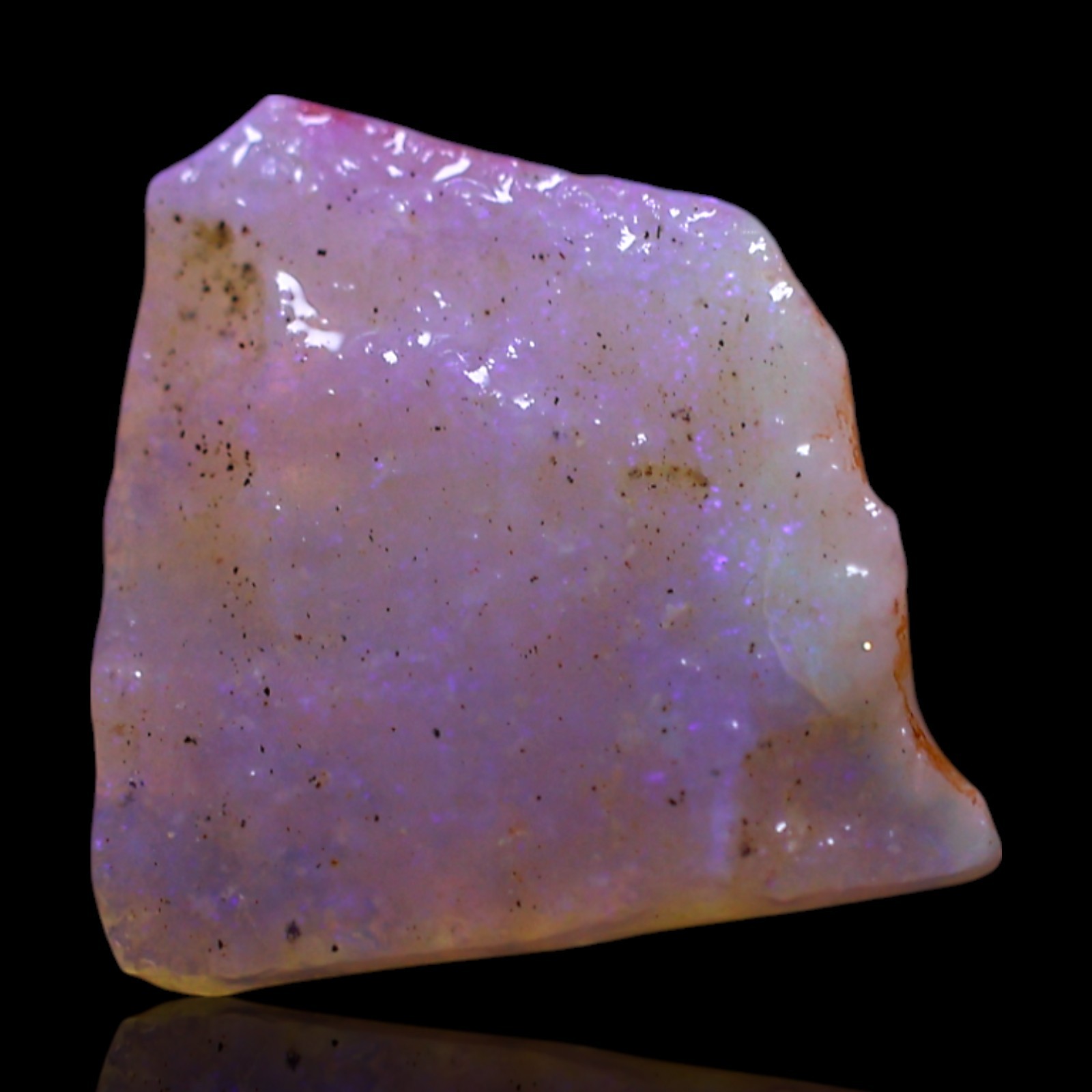 2.50 Cts Australian Fire Opal Loose Rough Unique Gemstone Natural 11x10x3 mm