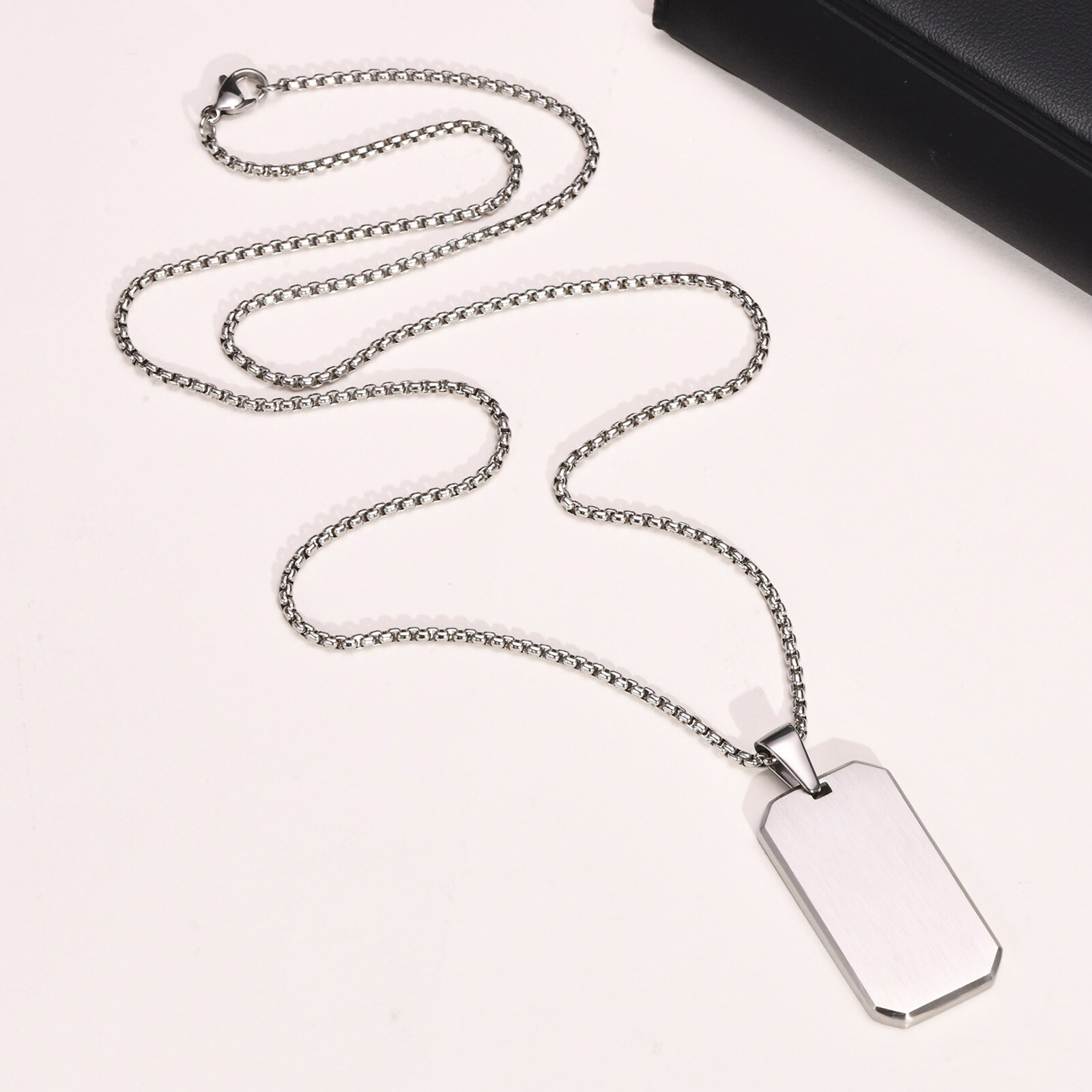 Stainless Steel Brother Tag Necklaces Chain Free Custom Graduation Classic Gift